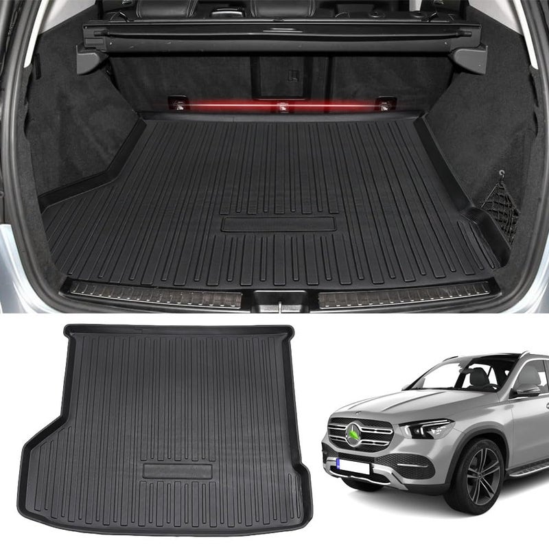 Powerty Fit for Trunk Mat MercedesBenz GLE W166 20152019 All Weather TPO Rear Cargo Liner Upgrade MaterialNOT Fit 2020 GLE 350 with 5 Seats 2018 550e Hybrid
