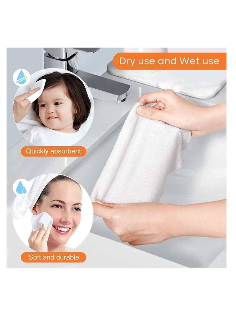 Be a better mom Be a better mom Disposable Face Towel for Cleansing, Makeup Removal, thicker Soft Cotton Dry Wipes (80 Sheets / Box) Pack of 3  - Image 4