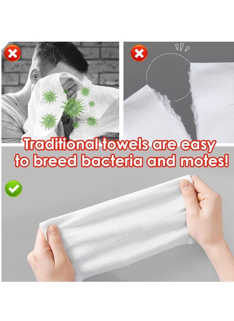 Be a better mom Be a better mom Disposable Face Towel for Cleansing, Makeup Removal, thicker Soft Cotton Dry Wipes (80 Sheets / Box) Pack of 3  - Image 3