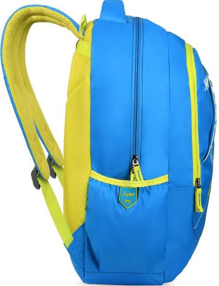 Skybags 28 Litres Kwid 4 Compartment School Backpack (Blue) - Image 5