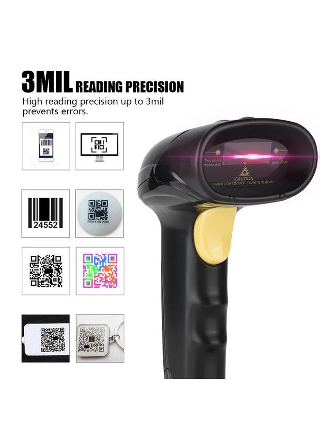 Thoraya 3mil USB Barcode Scanner Manual/Auto Continuous/Fixing Auto Scanning Bar Code Scanner  - Image 5