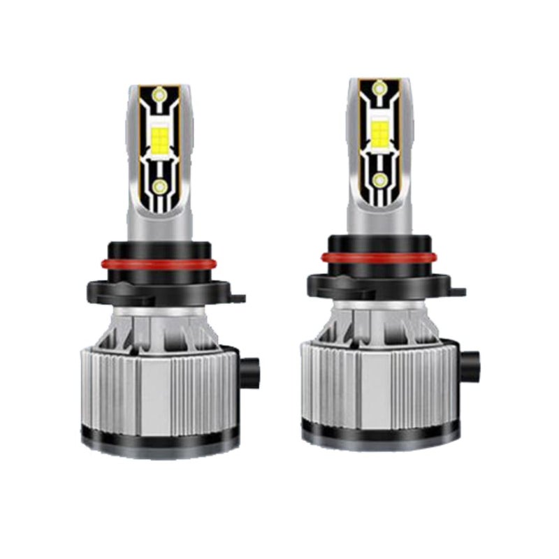 sulfar HB3/HB4/P43 Car LED Bulb Super Bright Headlight Kit (AD-LED-HB3/HB4) | Black | Set of 2 - Image 1