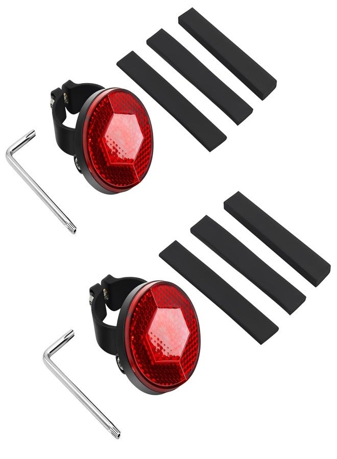 CQT Bike Air Tracker Tag Mount, Hidden Bicycle Seatpost Mount Compatible with Apple Airtags,Anti-Theft Air tag GPS Tracker Bike Reflector Holder for Mountain Bikes, E-Bike and Scooter (2-Pack) - Image 1