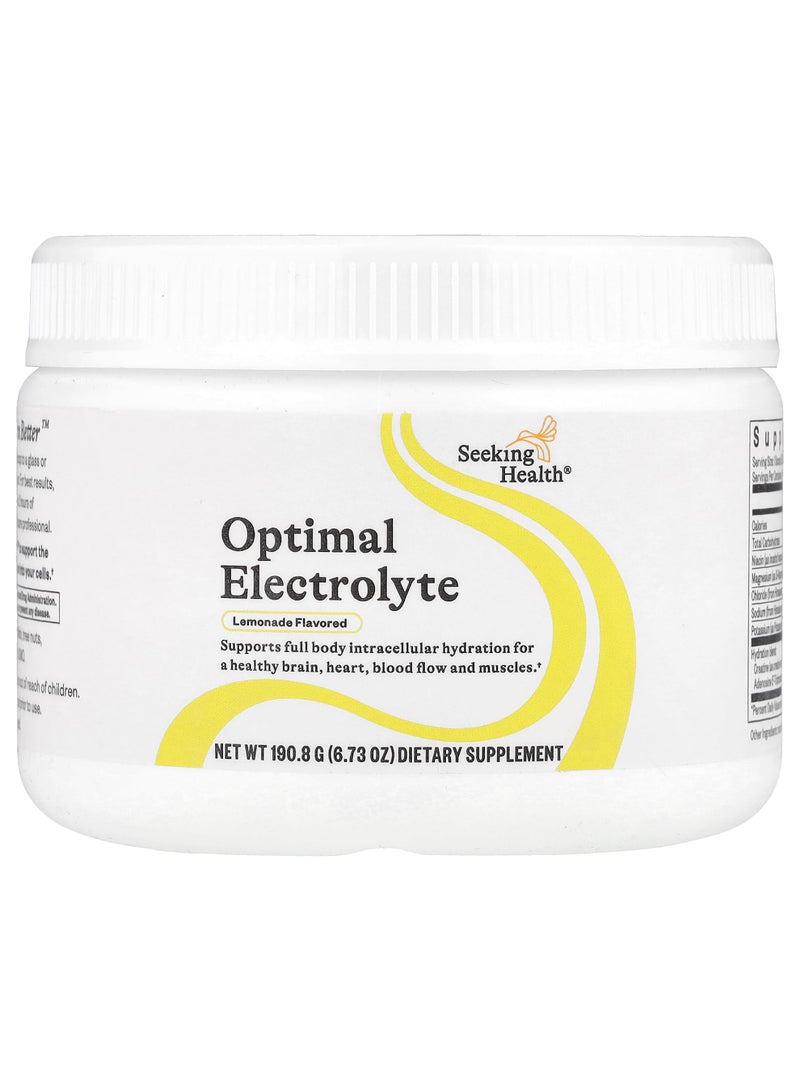 Seeking Health Optimal Electrolyte, Lemonade, 6.73 oz (190.8 g)