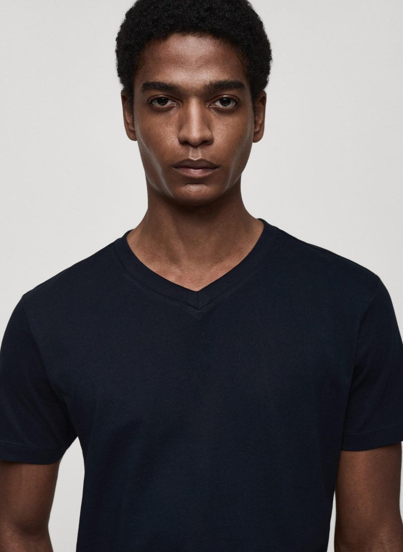 Mango Man Essential Crew Neck T-Shirt  - Image 4