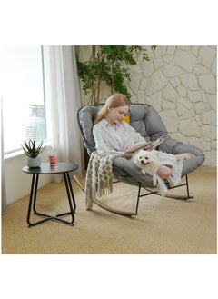 XiuWoo Nordic Style Round Coffee Table Side End Table Durable Metal Frame Furniture Small Space Tea Corner Table for Living Room Bedroom Patio Garden  - Image 4