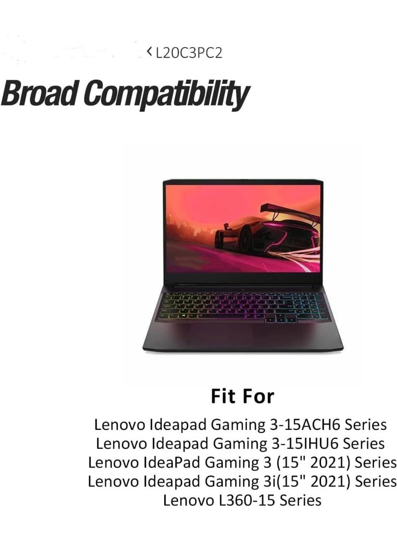 Terabyte بطارية لابتوب بديلة L20C3PC2 L20D3PC2 L20M3PC2 متوافقة مع Lenovo Ideapad Gaming 3 3i (15" 2021) Gaming 3-15IHU6 3-15ACH6 نوع 82K1 82K2 سلسلة 82K1002RGE 82K1003AFR 82K1003AFR 82K200T3 GE 5B11B96715 - Image 2