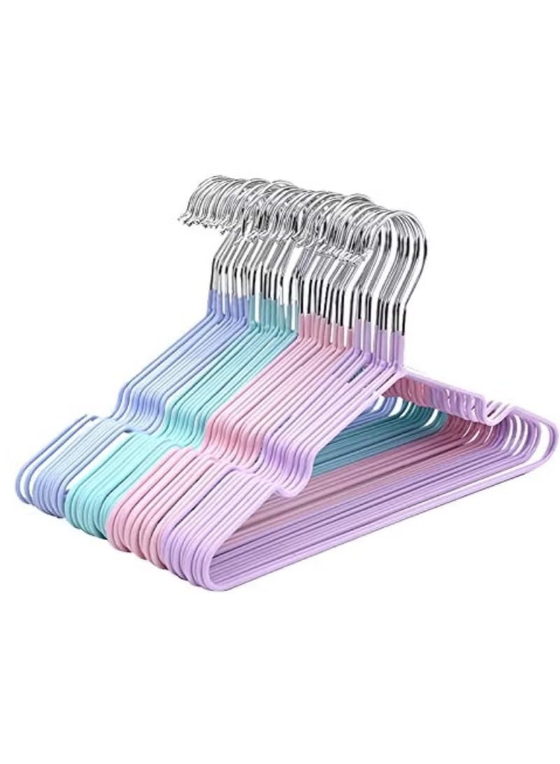 30 Pieces of Clothes Hanger Household Non-Slip Metal Drying Rack for Adult - 30 Pieces Hangers Clothes, Kids Hangers, Prevent Clothes Slippage, Hangers Clothes - Image 2