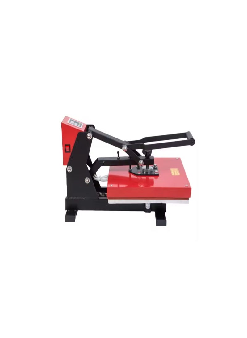 Kalon Auto Heat press Machine 40x60 Red Sublimation press, T-shirt heat press, textile transfer printing machine for clothes, heat press for fabric, Heavy-duty Heat press Machine - Image 2