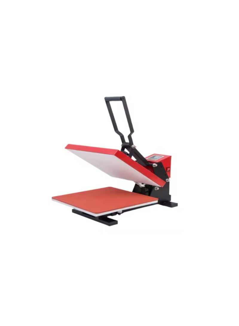 Kalon Auto Heat press Machine 40x60 Red Sublimation press, T-shirt heat press, textile transfer printing machine for clothes, heat press for fabric, Heavy-duty Heat press Machine - Image 4