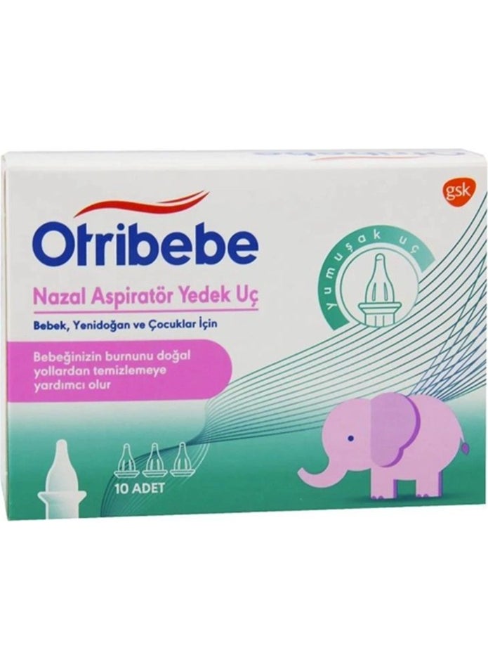 Otribebe Nasal Aspirator Spare Tips 10 Pieces 