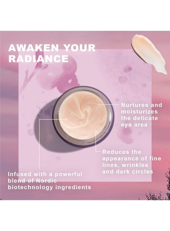 Lumene Ajaton Nordic Ageless Eye Cream Anti Aging Eye Cream Reduces Fine Lines And Wrinkles Antioxidant Formula Nurtures & Moisturizes Under Eye Area Skin Firming Dark Circle Eye Cream (15Ml) - Image 5