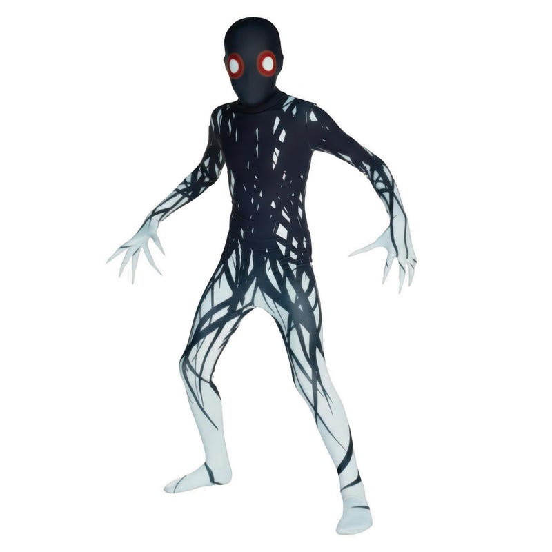 Morphsuits Zalgo Costume Kids Shadow Demon Costume Kids Scary Costume For Kids Scary Boys Halloween Costume Scary Suit M - Image 3