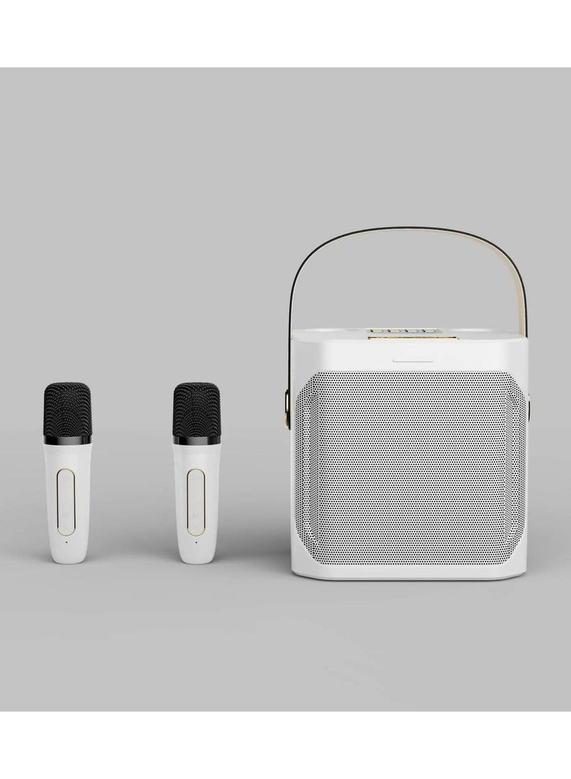 KOLEER Rechargeable Bluetooth Karoke Speaker with Microphones and Active Music Player S882  - Image 4
