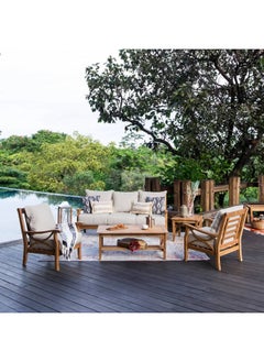 Alhome 4-Piece Beige Outdoor Seating Set