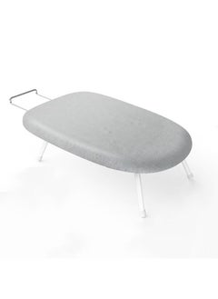 ULHYC Portable Household Tabletop Ironing Board with Folding Legs with Solid Steam Iron Rest For Home Dorm Grey  - Image 4