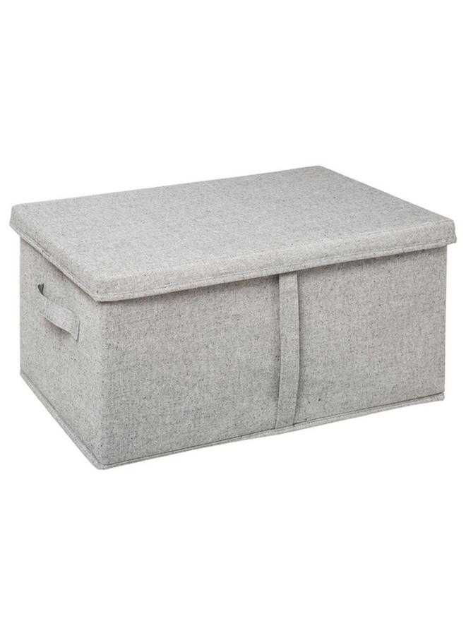 Five Simply Smart Orga Rectangular Storage Box with Lid Light Grey 181253 - Image 1