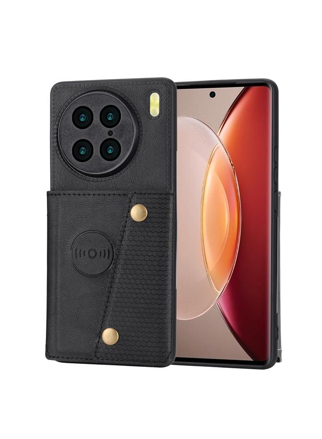 The Bros Case For vivo X90 Double Buckle Magnetic Phone Case