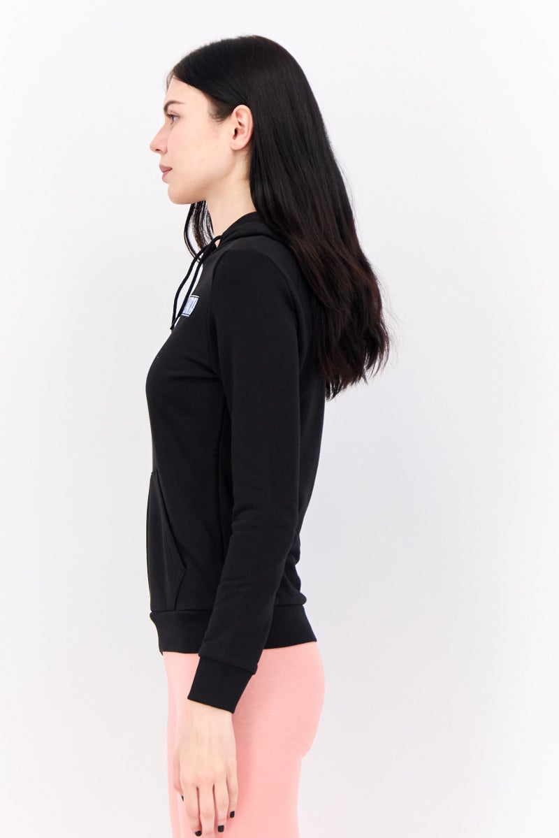 PUMA Women Regular Fit Long Sleeve Training Hooded Sweatshirt, Black - Image 2