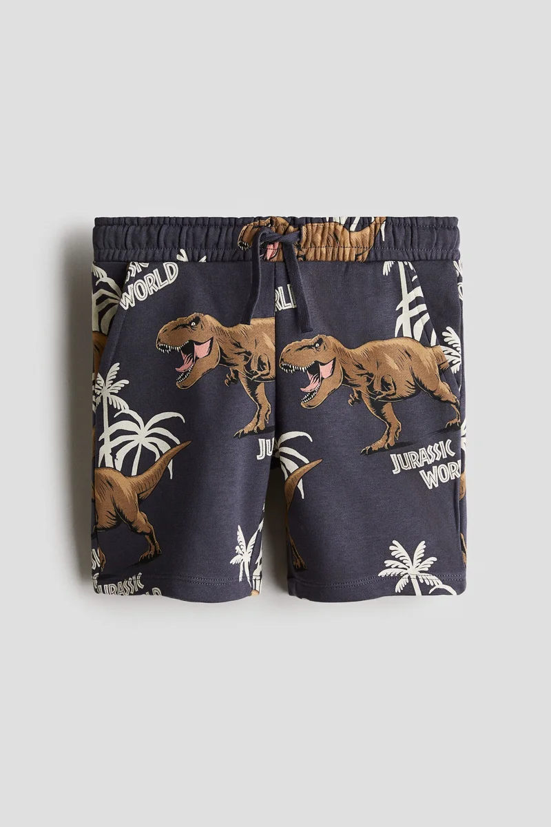 اتش اند ام سويت شورت مزين بطبعة