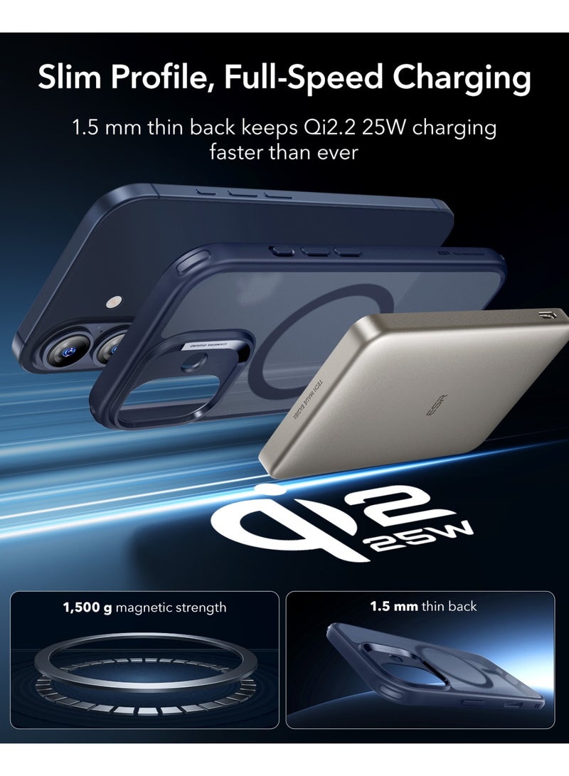 ESR for iPhone 17 Case, Camera Control, Compatible with MagSafe, Shockproof Military-Grade Protection, Magnetic Phone Case for iPhone 17, Classic Hybrid Case blue - Image 5