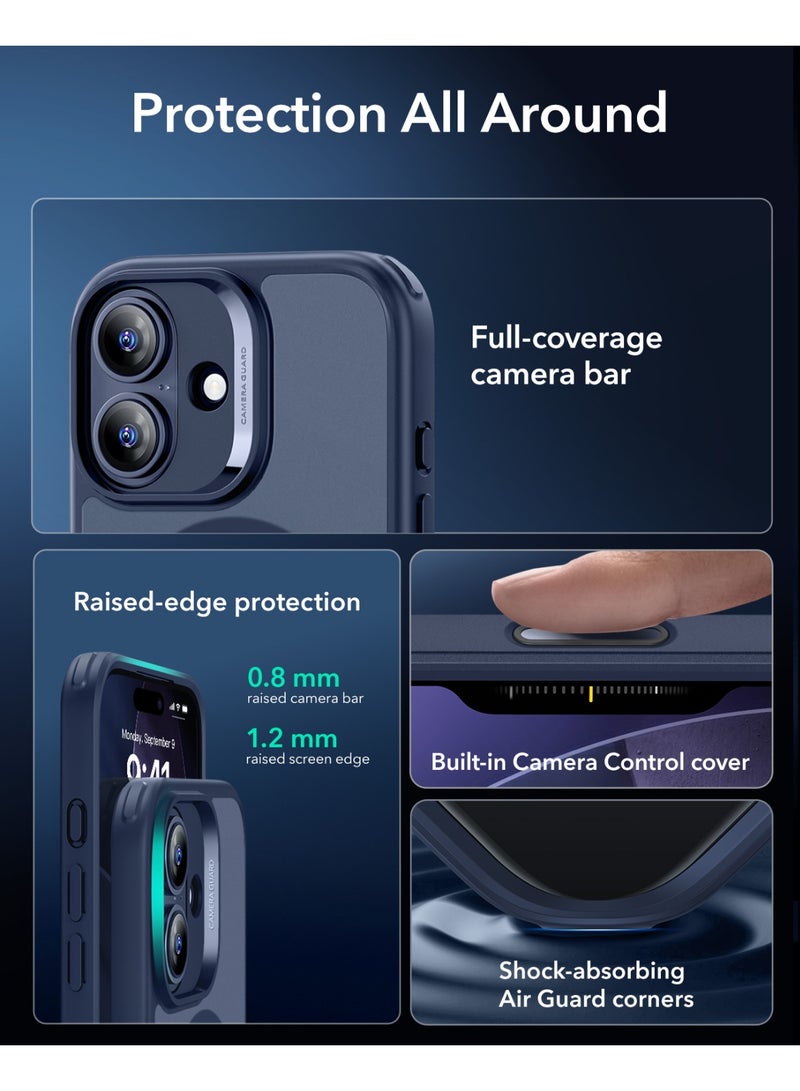 ESR for iPhone 17 Case, Camera Control, Compatible with MagSafe, Shockproof Military-Grade Protection, Magnetic Phone Case for iPhone 17, Classic Hybrid Case blue - Image 3