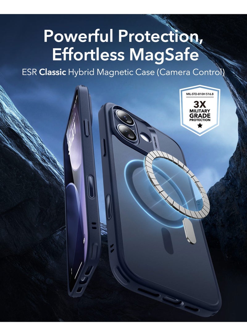 ESR for iPhone 17 Case, Camera Control, Compatible with MagSafe, Shockproof Military-Grade Protection, Magnetic Phone Case for iPhone 17, Classic Hybrid Case blue - Image 2