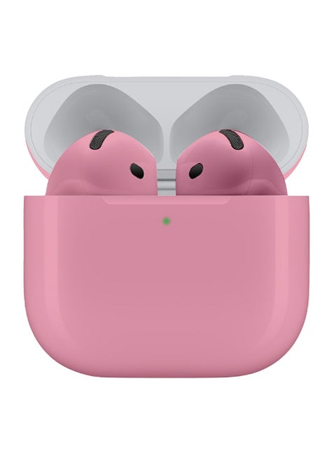 MERLIN CRAFT CUSTOMIZED APPLE AIRPODS 4 PINK GLOSSY