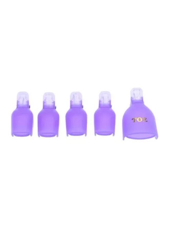 Generic 5-Piece Toenail Nail Polish Remover Cap - Image 2