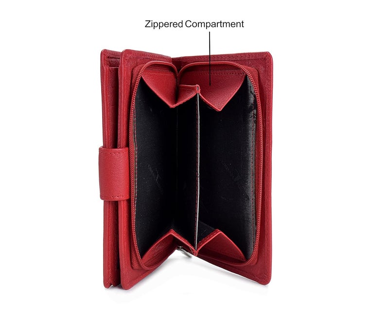 URBANFOREST Tina Leather Wallet For Women . - Image 4