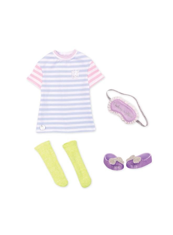 B. Toys Sprinkles of Dreamy Glitter!, Pajama Outfit For Dolls, Glitter Girls - Image 1