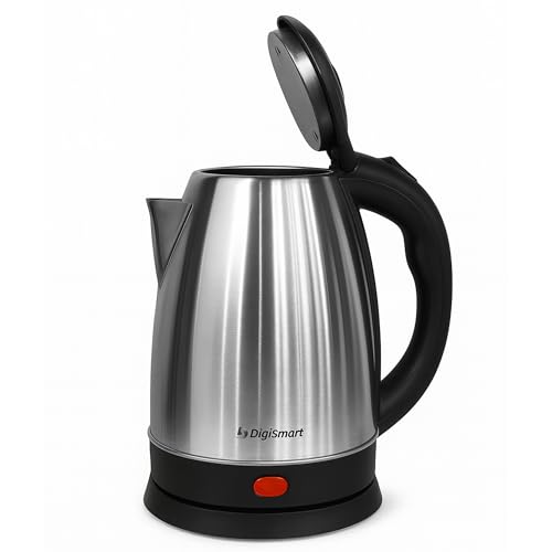 DIGISMART Mark-1 Electric Kettle 2 Litres Capacity 2000 Watts | Stainless Steel | Automatic Cut-off | Used to Boil Water | Make Tea/Coffee/Soup | Instant noodles, Electric Kettle with 1 Year warranty - Image 1