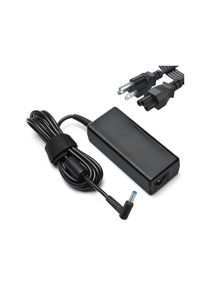 شاحن لابتوب 65 وات تيار متردد مع سلك طاقة - متوافق مع عدة موديلات - موصل أسطواني - Image 1
