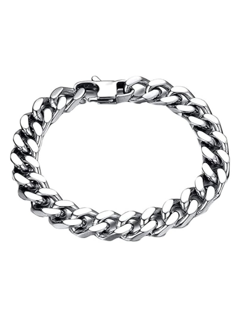 Fayrouz Jewellery - Men's Fashion Titanium Steel Chain Bracelet b21 GS720 [Width 14mm, Length 22.5cm] - Image 1