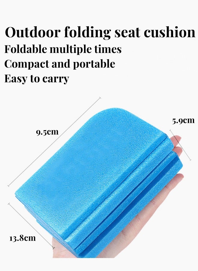 Outdoor Folding Seat Cushion, 4 Pieces Waterproof Seat Cushion, Gaming Seat Cushion for Adults and Children, Outdoor Garden, Picnic, Hiking, Camping, Hunting - Image 4