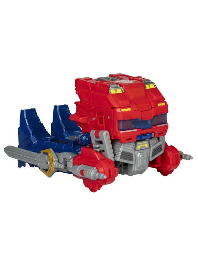 Transformers One Movie Power Flip Optimus Prime (Orion Pax) Converting Action Figure, 4 Modes, 10-inch Interactive Electronic Toy, Lights & Sounds, Age 6+ - Image 1