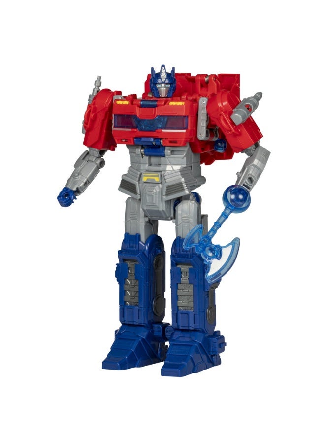 Transformers One Movie Power Flip Optimus Prime (Orion Pax) Converting Action Figure, 4 Modes, 10-inch Interactive Electronic Toy, Lights & Sounds, Age 6+ - Image 3