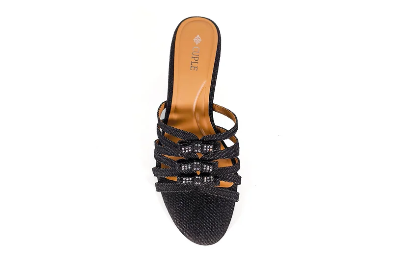 Cuple Womens heeled mule Sandals