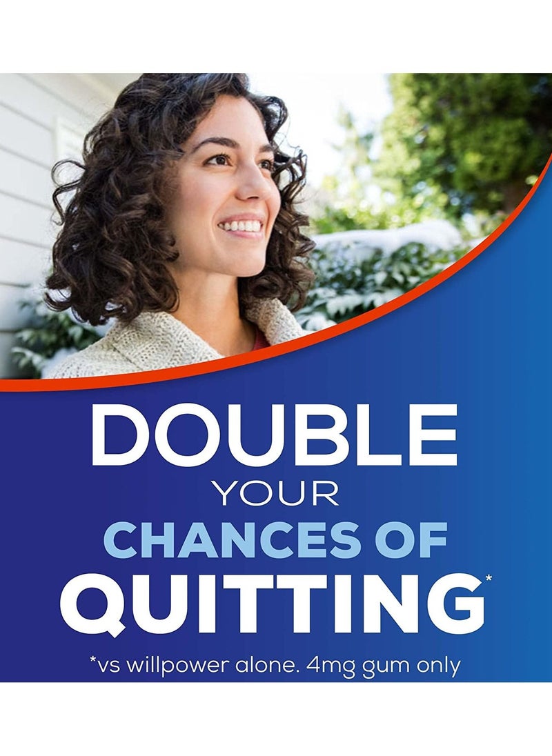 NICOTINELL - Nicotinell Nicotine Gum, Quit Smoking Aid, Fruit Flavour, 4 mg, 96 Pieces - Image 1