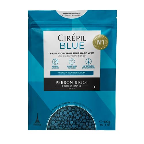 Cirepil Blue 400g Unscented AllPurpose Wax Beads  Perfect for Sensitive Skin Easy Removal PeelOff Texture Fluid Gel NO STRIP NEEDED