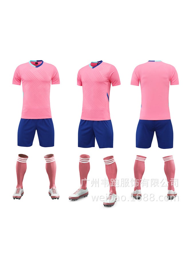 Pink Short Sleeve Football Jersey - Image 1