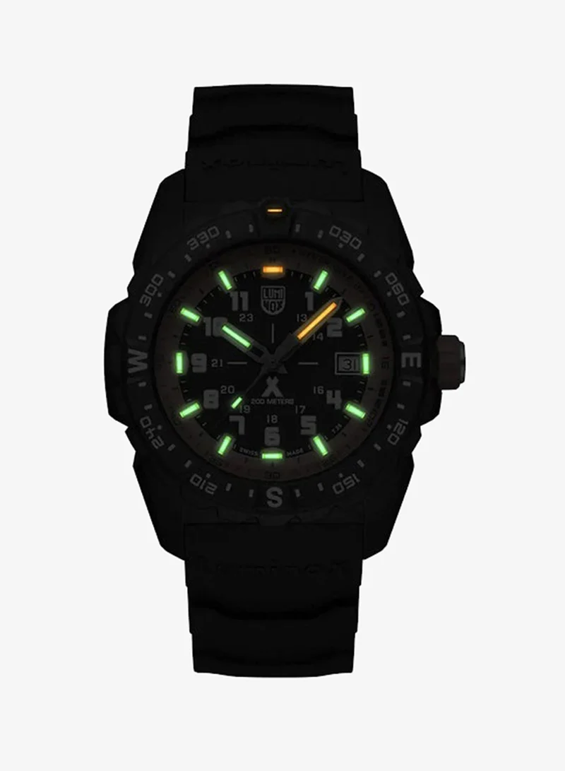 Luminox Men's Analog Round Shape Rubber Wrist Watch XB.3739 - 43 Mm