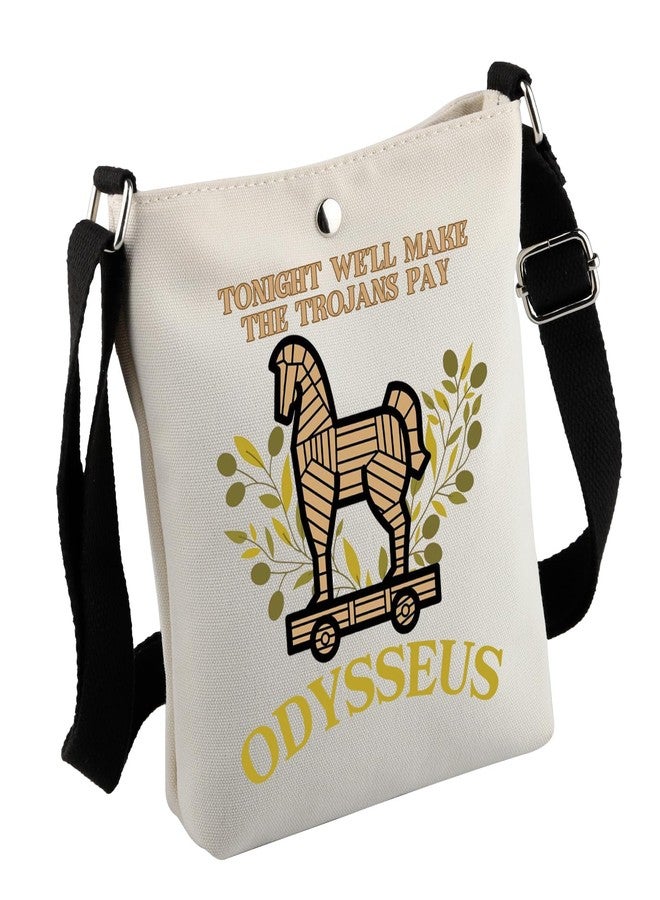 MNIGIU Womens Greek Mythology Crossbody Bag, Odysseas Lover Gift, Pay Bag, 5.63 inches - Image 1