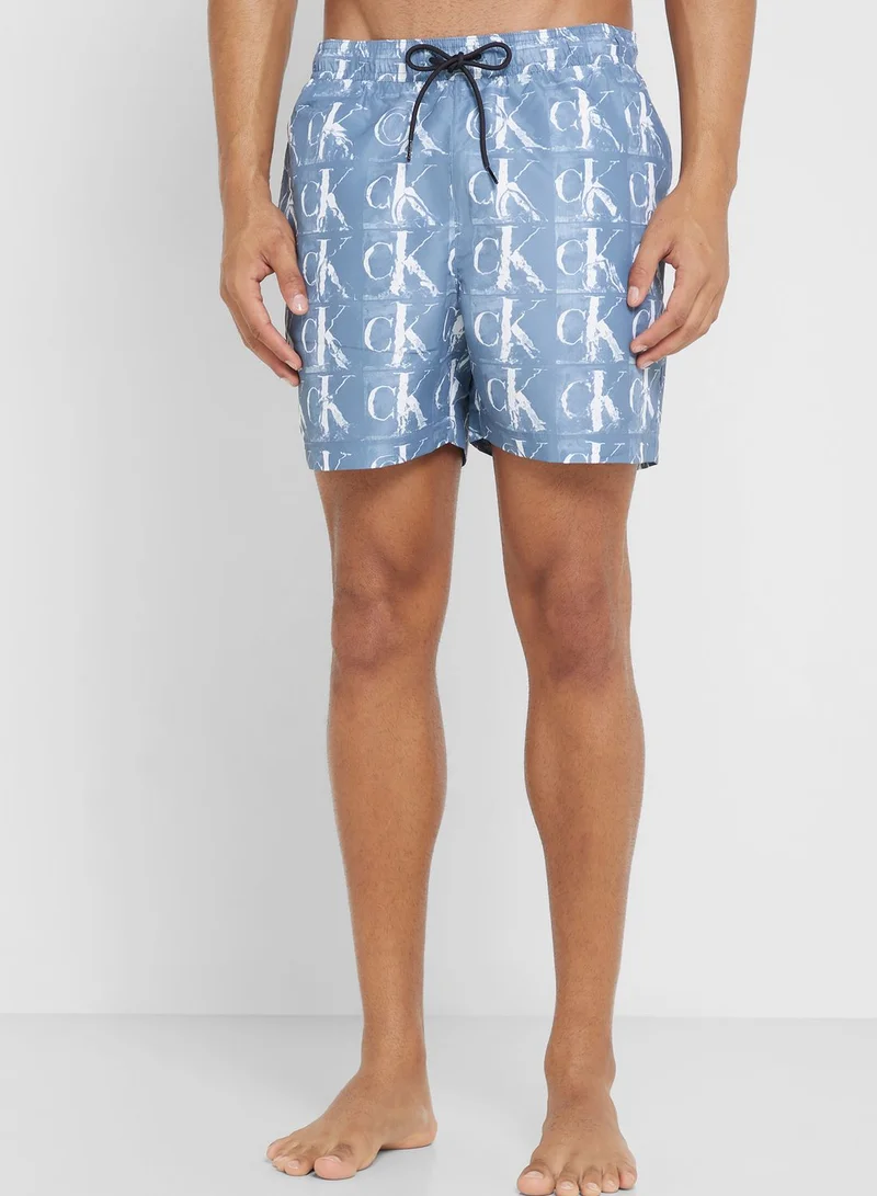 CALVIN KLEIN Medium Drawstring Swim Shorts