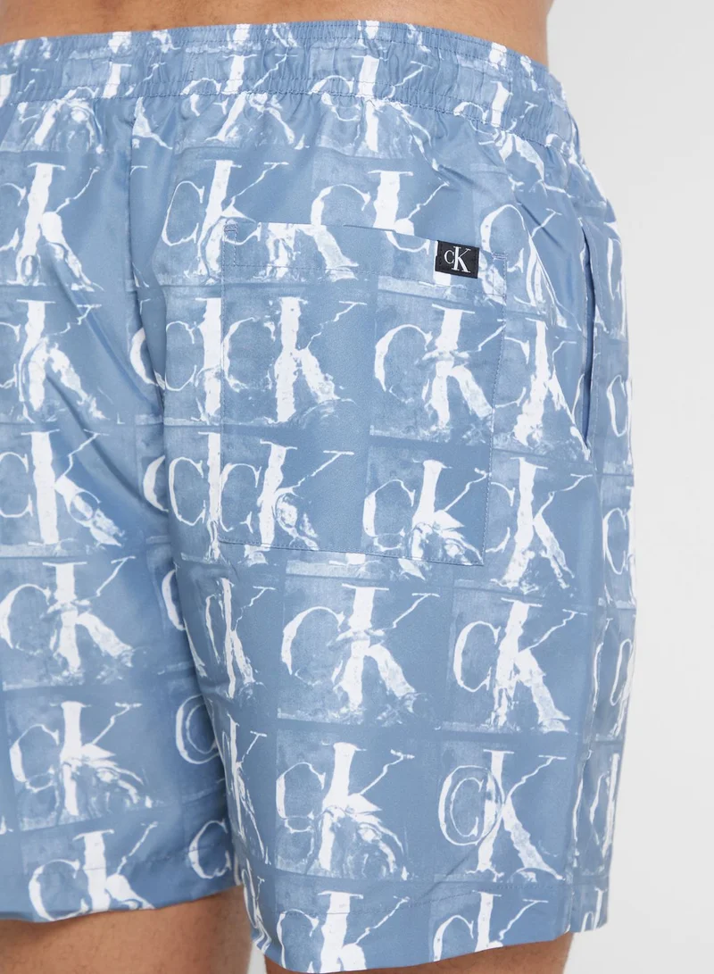 CALVIN KLEIN Medium Drawstring Swim Shorts