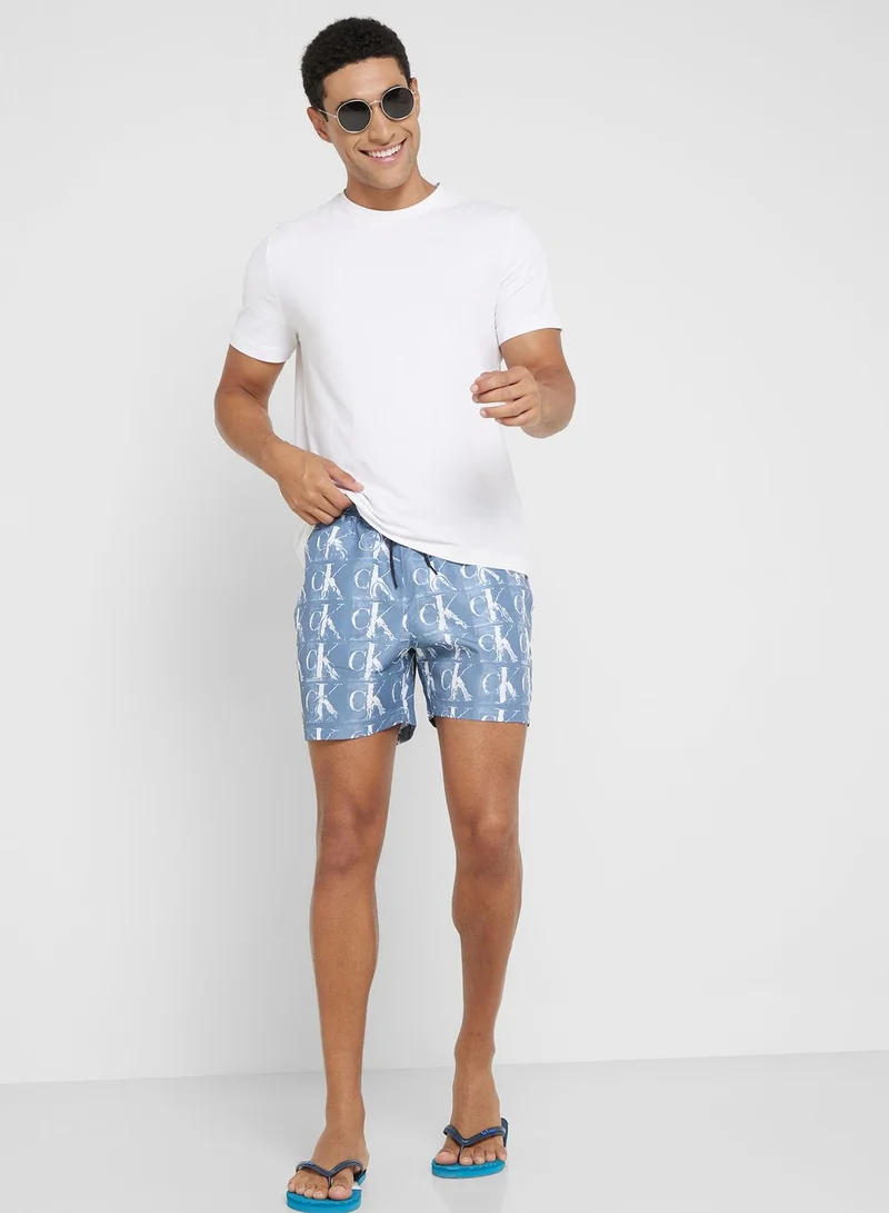 CALVIN KLEIN Medium Drawstring Swim Shorts