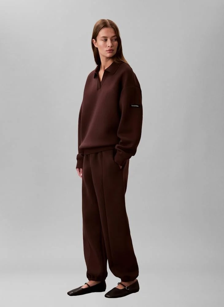 CALVIN KLEIN  Logo Oversized Polo Sweatshirt for Women | Best Price UAE