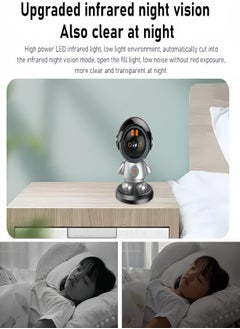 SQNCHN High-Tech AI Smart Robot Camera | Wireless WiFi Remote Surveillance | Auto Tracking & Detection | 1296P Ultra-HD Infrared Night Vision | Trendy Home Security  - Image 5