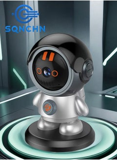 SQNCHN High-Tech AI Smart Robot Camera | Wireless WiFi Remote Surveillance | Auto Tracking & Detection | 1296P Ultra-HD Infrared Night Vision | Trendy Home Security  - Image 1