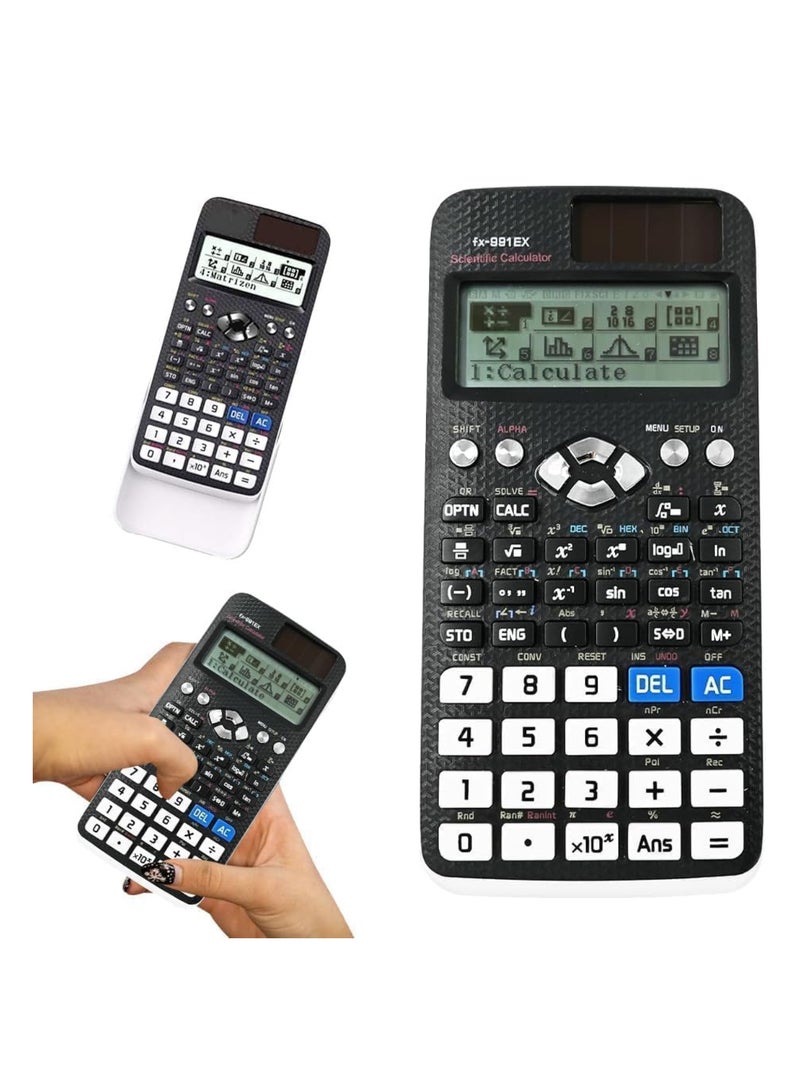Aookay 991EX Scientific Calculator, Maths Calculator with 552 Functions,  Portable Calculators Scientific for Students, Teachers, Business, School, Office (Black) - Image 1